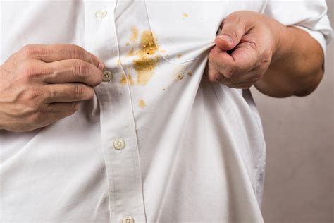 How do you get deep stains out of a white shirt?